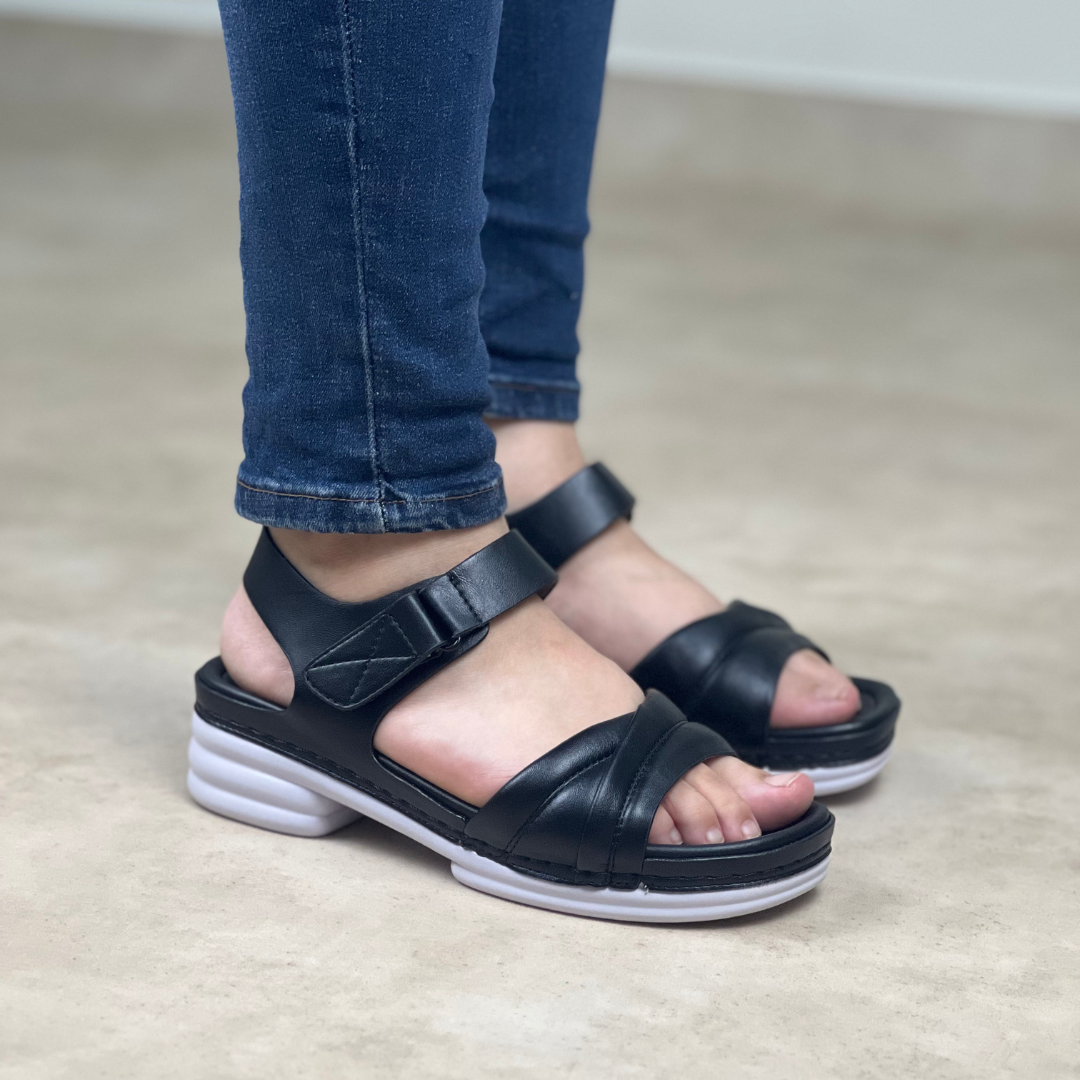 Sandale tendance avec talon