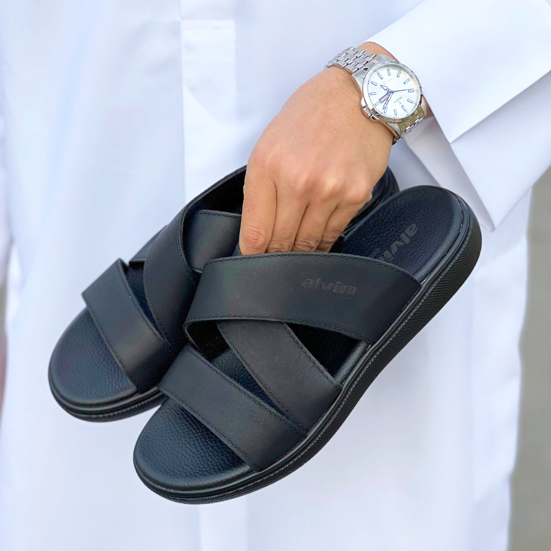 Mule comfort croisé