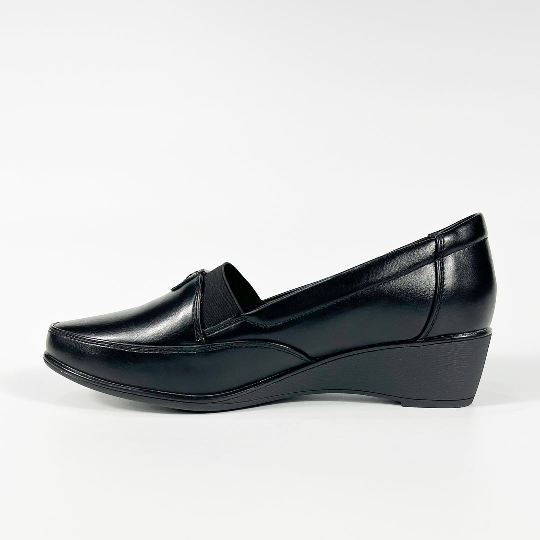 Mocassin compensée moderne