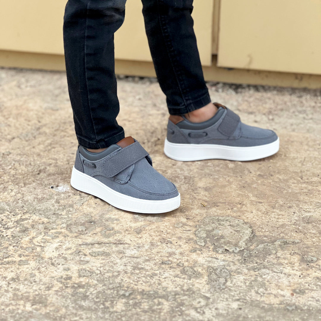 Chaussure style bateau a scratch