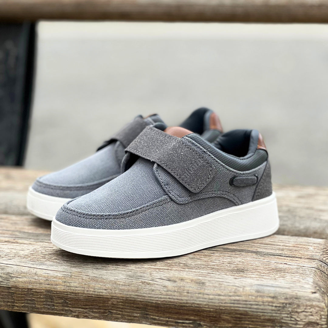 Chaussure style bateau a scratch
