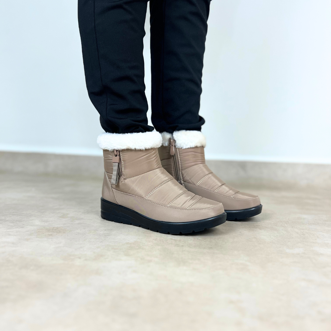 Bottes de neige à talons compensés