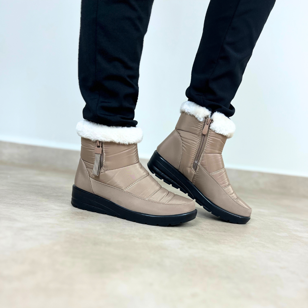 Bottes de neige à talons compensés