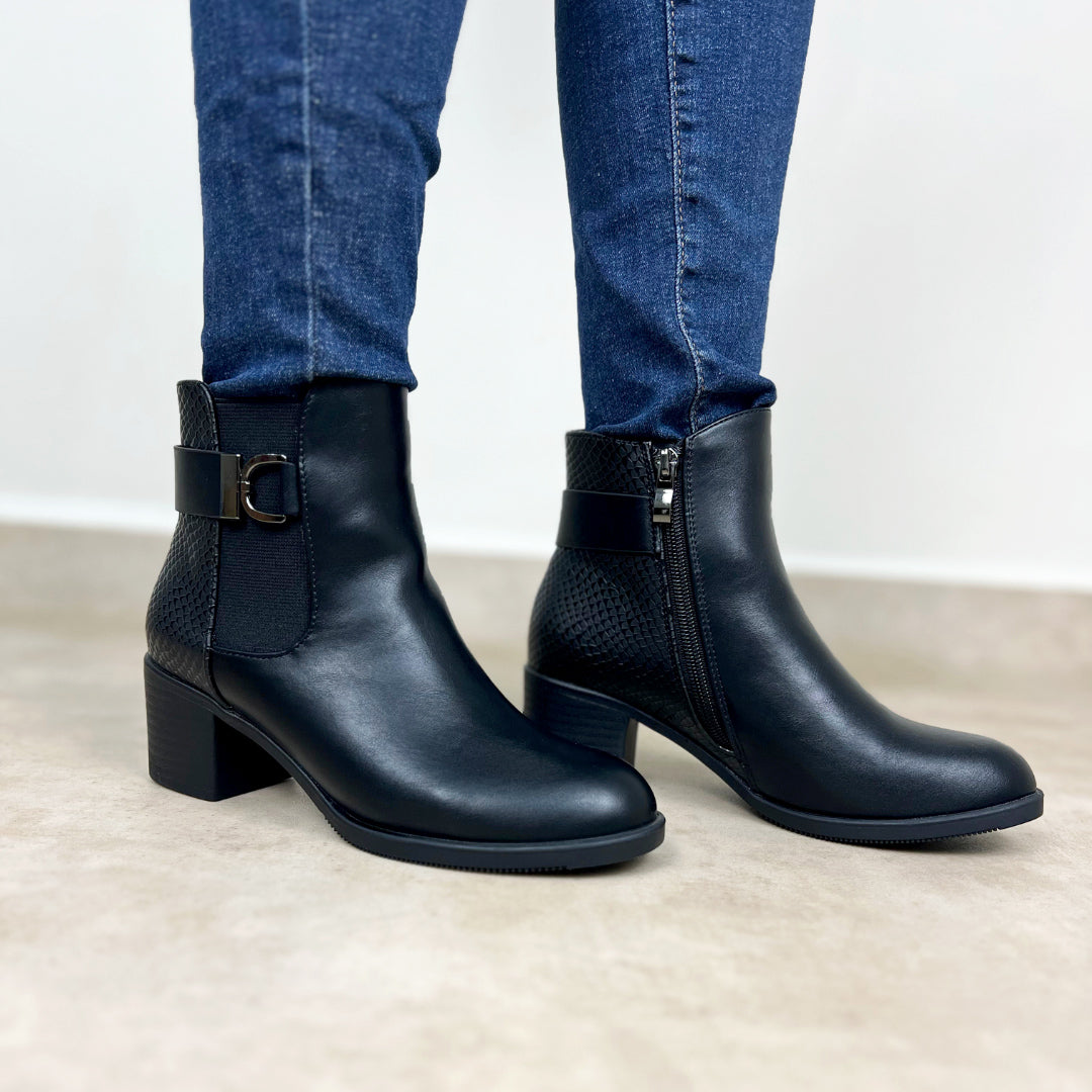 Bottines tendance a boucle