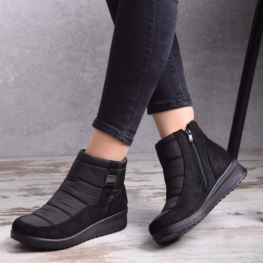 Bottes d'hiver à talons compensés