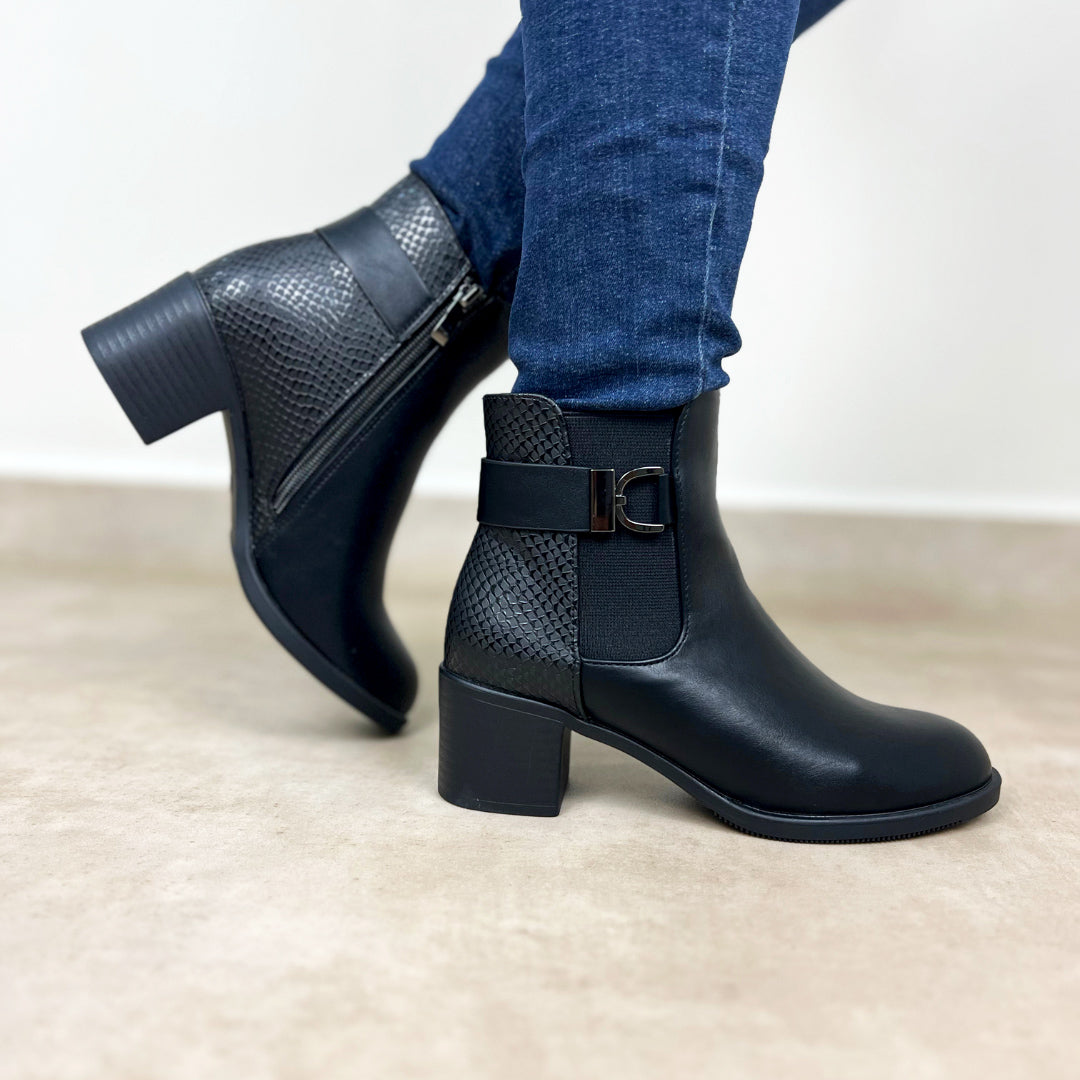 Bottines tendance a boucle