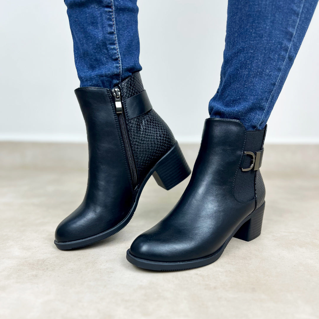 Bottines tendance a boucle