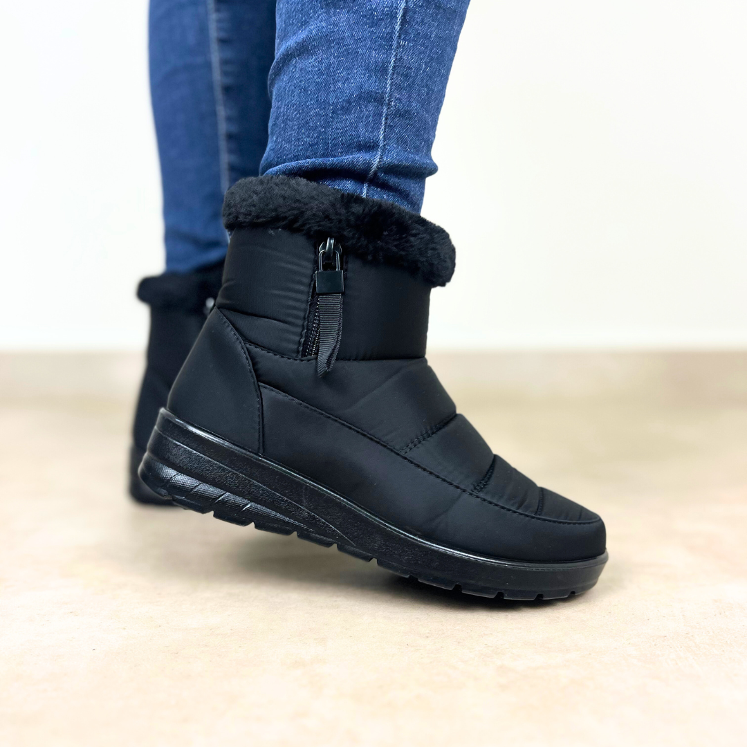 Bottes de neige à talons compensés