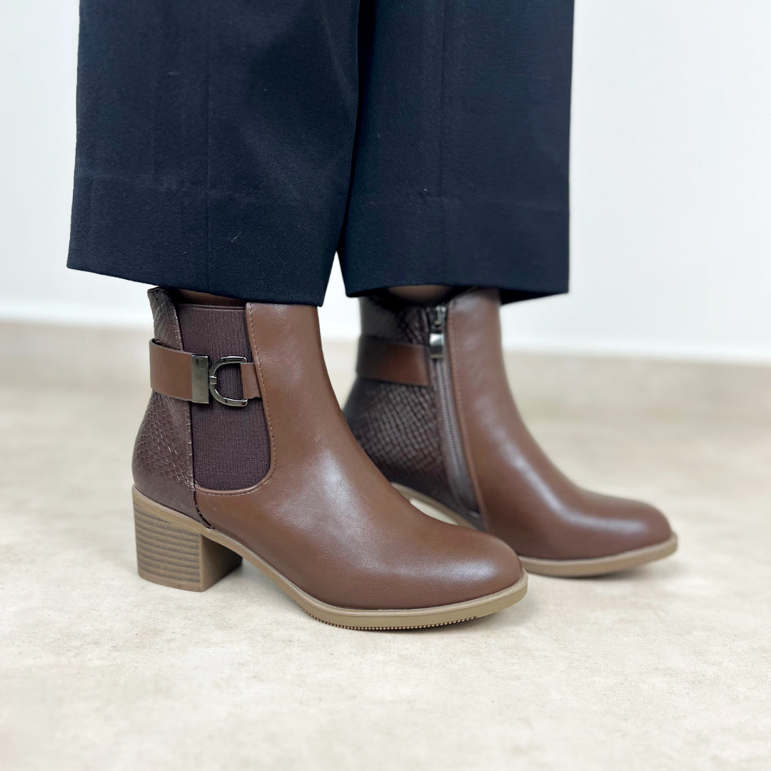 Bottines tendance a boucle