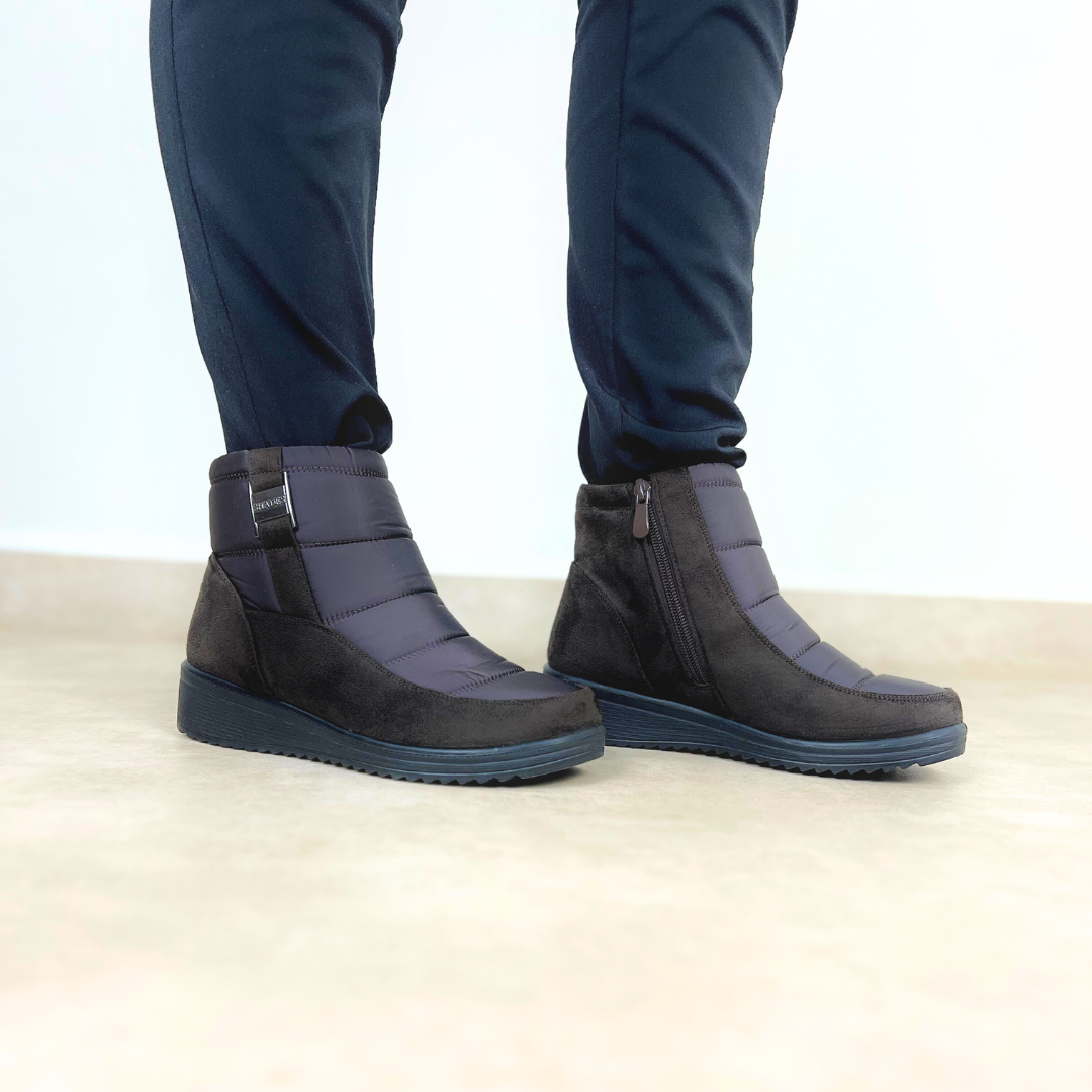 Bottes d'hiver à talons compensés