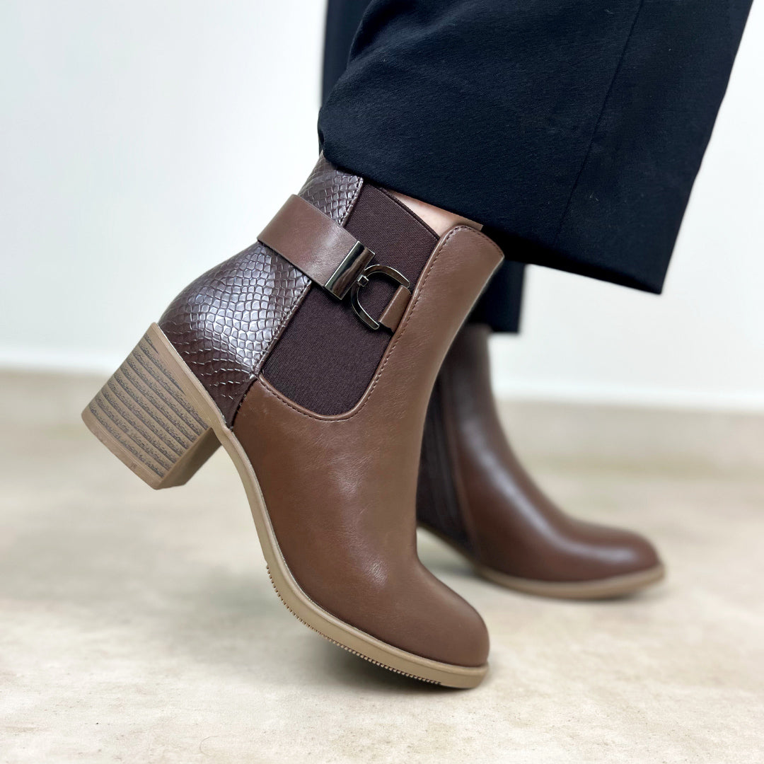 Bottines tendance a boucle