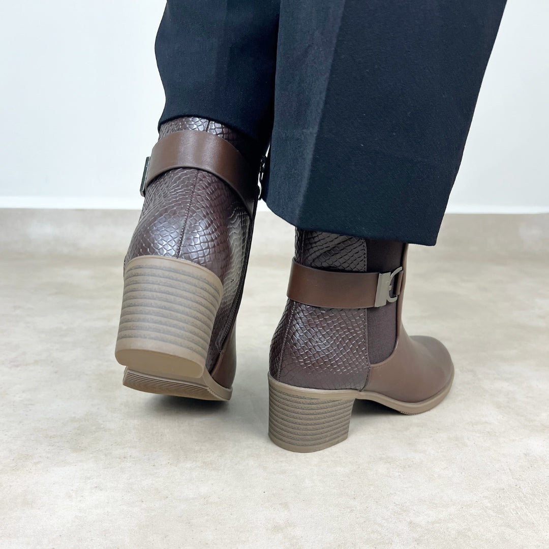 Bottines tendance a boucle